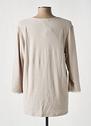 Top stretch manches 3/4 beige AIRFIELD femme