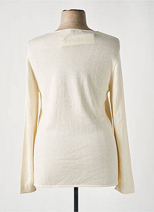 Pull coupe droite manches longues beige ANANKE femme