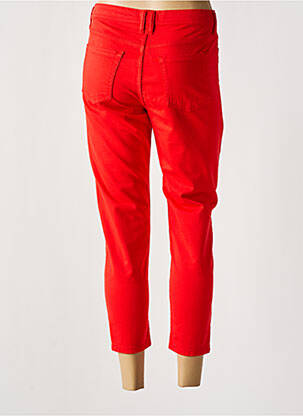 Pantalon 7/8 stretch taille normale rouge FUEGO WOMAN femme