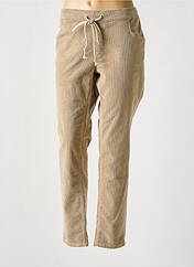 Pantalon droit beige PARA MI pour femme seconde vue