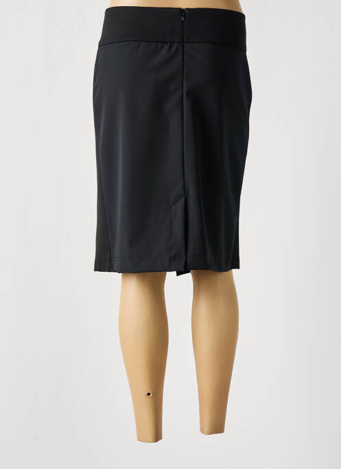 Jupe mi-longue taille haute noir AIRFIELD femme