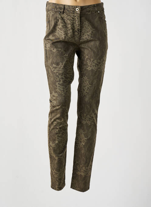 Pantalon slim vert AIRFIELD pour femme