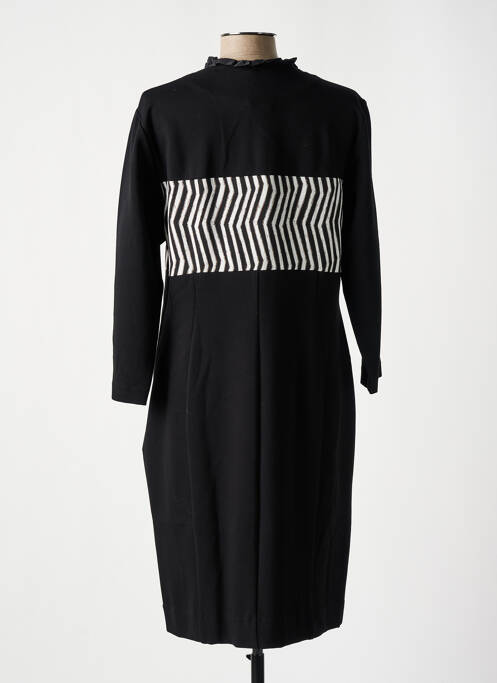 Robe mi-longue noir BLEU BLANC ROUGE pour femme