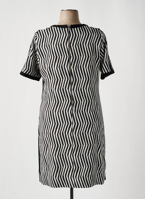 Robe mi-longue noir BLEU BLANC ROUGE pour femme