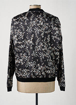 Blouson col v noir PAUSE CAFE femme