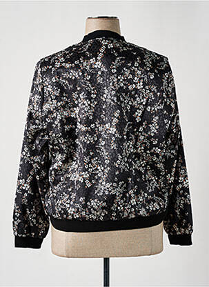 Blouson col v noir PAUSE CAFE femme