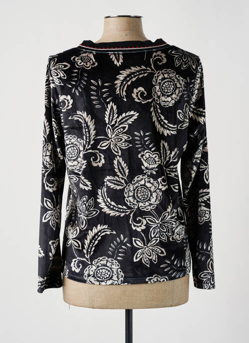 Top noir PAUSE CAFE pour femme