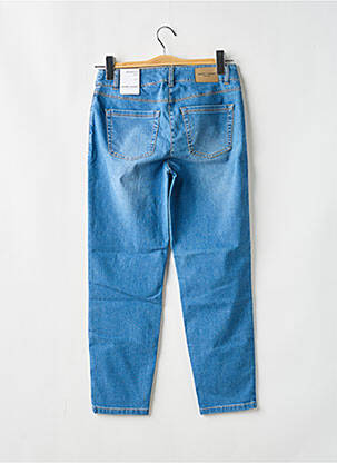 Pantalon 7/8 fermeture zippée sous rabat boutonné taille normale bleu GERRY WEBER femme