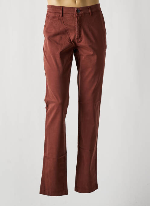 Pantalon chino marron EMYLE pour homme