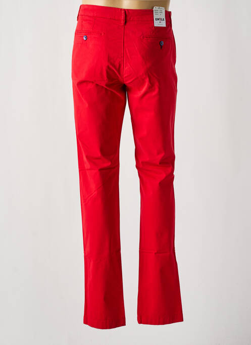 Pantalon chino rouge EMYLE pour homme