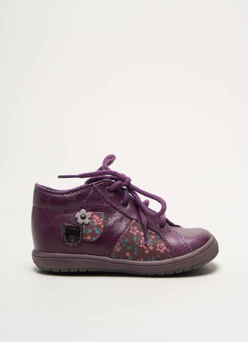 Bottillons violet BOPY pour fille