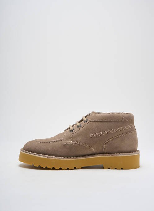 Bottines/boots nubuck talon bas beige KICKERS homme