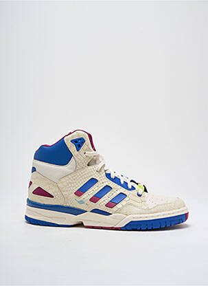 Baskets matière lisse talon plat jusqu'à 3cm beige ADIDAS femme