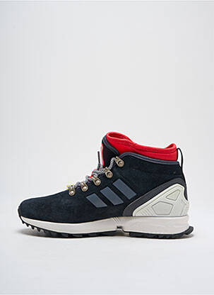 Baskets nubuck bout rond noir ADIDAS homme