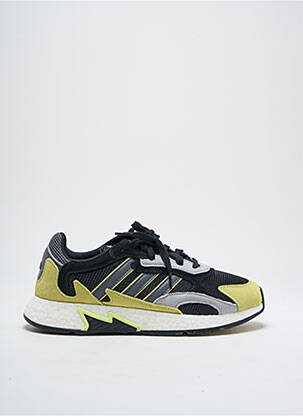 Baskets nubuck bout rond vert ADIDAS homme