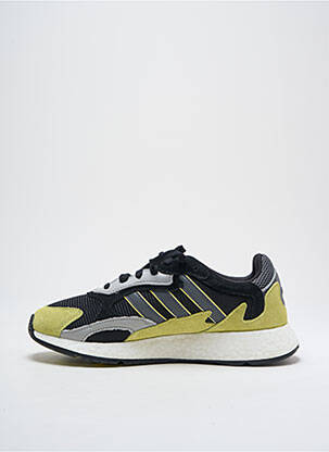 Baskets nubuck bout rond vert ADIDAS homme