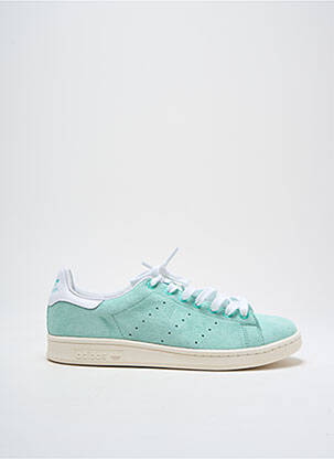 Baskets nubuck bout rond vert ADIDAS homme