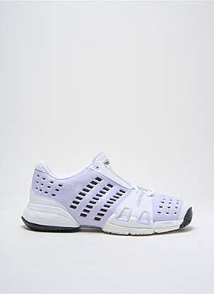 Baskets tissage satiné talon de 4 à 6cm violet ADIDAS femme