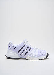 Baskets tissage satiné talon de 4 à 6cm violet ADIDAS femme