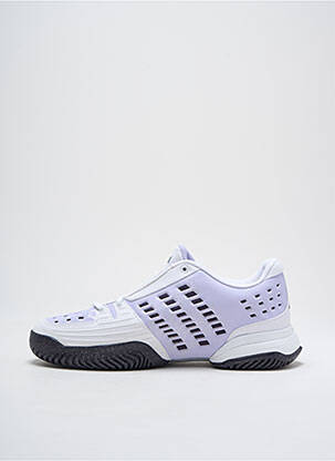 Baskets tissage satiné talon de 4 à 6cm violet ADIDAS femme