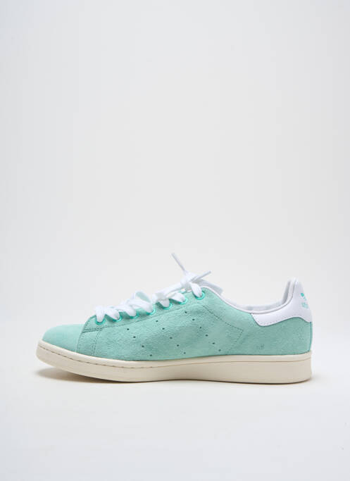 Baskets nubuck bout rond vert ADIDAS homme