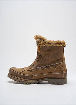 Bottines/boots matière lisse talon bas marron PANAMA JACK homme