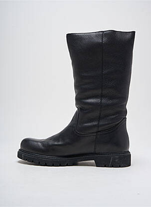 Bottes tissage satiné talon plat jusqu'à 3cm noir PANAMA JACK femme