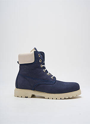 Bottines/boots nubuck talon bas bleu PANAMA JACK homme