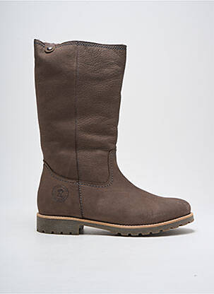 Bottes fourrée talon plat jusqu'à 3cm gris PANAMA JACK femme