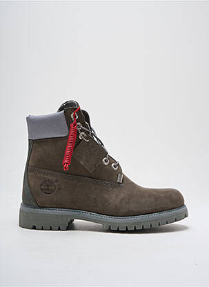 Bottines/boots tissage satiné talon bas gris TIMBERLAND homme