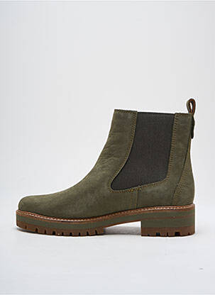 Bottines/boots nubuck talon de 4 à 6cm vert TIMBERLAND femme