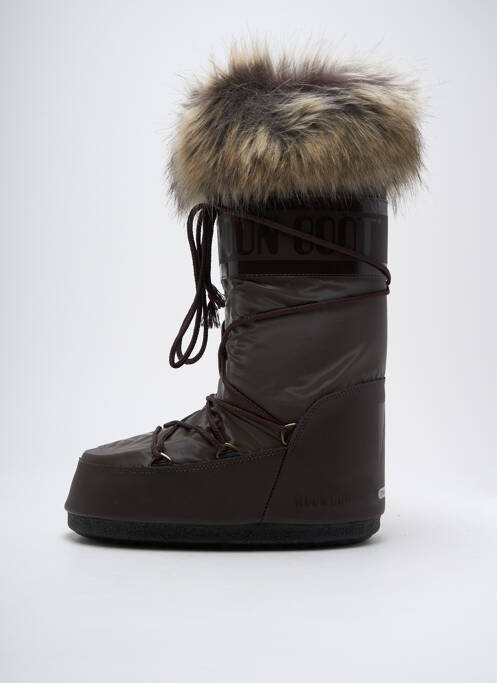 Bottes marron MOON BOOT femme