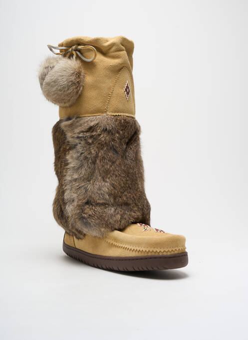 Bottes beige MANITOBAH pour femme