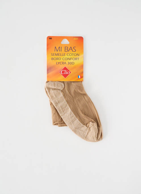 Chaussettes légère et transparente chair CLIO femme
