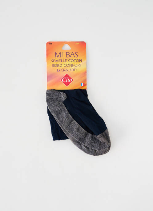 Chaussettes bleu CLIO pour femme