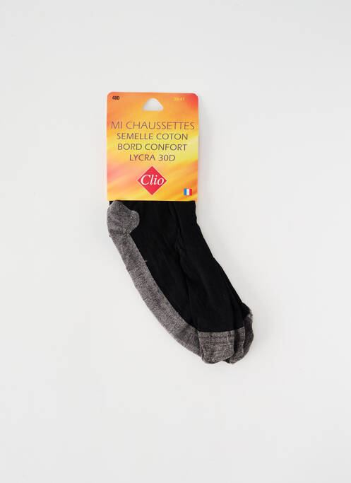 Chaussettes noir CLIO pour femme