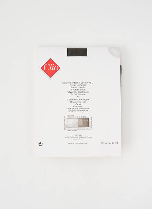 Collants gris CLIO pour femme