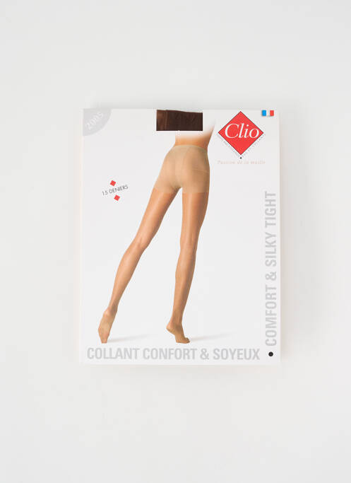 Collants marron CLIO pour femme