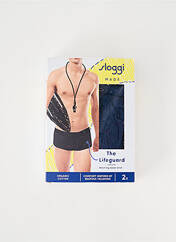 Boxer bleu SLOGGI pour homme seconde vue