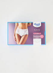 Culotte haute blanc SLOGGI pour femme seconde vue