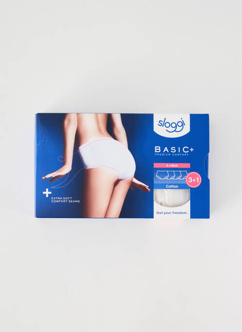 Shorty blanc SLOGGI pour femme