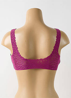 Soutien-gorge effet matière satinée haut soutien-gorge avec mousse de rembourrage amovible violet SLOGGI femme