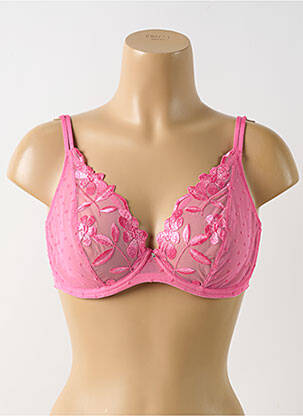 Soutien-gorge effet matière satinée haut soutien-gorge emboitant rose MARIE JO femme