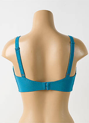 Soutien-gorge effet matière satinée haut soutien-gorge emboitant bleu fonce TRIUMPH femme