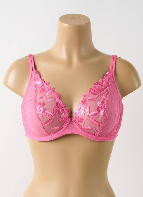 Soutien-gorge effet matière satinée haut soutien-gorge emboitant rose MARIE JO femme