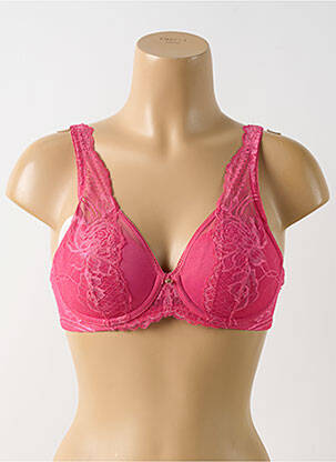 Soutien-gorge effet matière satinée haut soutien-gorge emboitant rose TRIUMPH femme