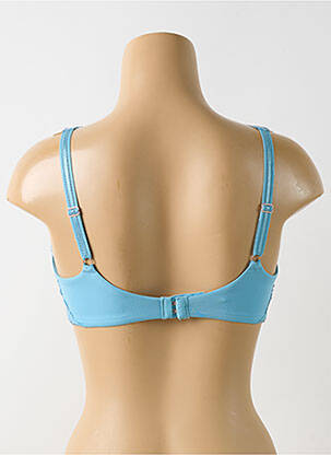 Soutien-gorge effet matière satinée haut soutien-gorge emboitant bleu FLORALE BY TRIUMPH femme
