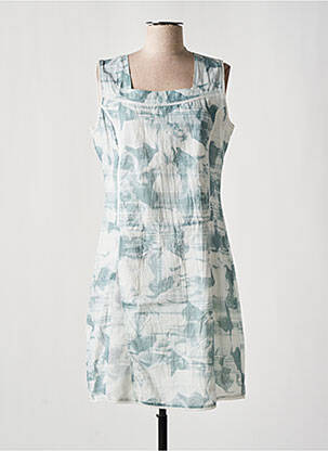 Robe mi-longue imprimé fantaisie sans manche gris MERI & ESCA femme