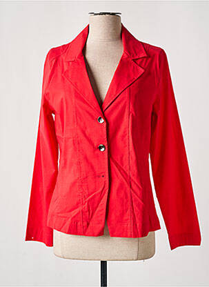 Blazer coupe cintrée rouge DOLCEZZA femme