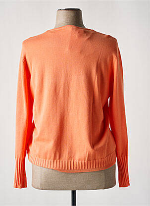Gilet manches longues stretch orange MARBLE femme